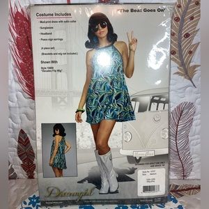 🎃NWT Dreamgirl Halloween Hippie Costume M